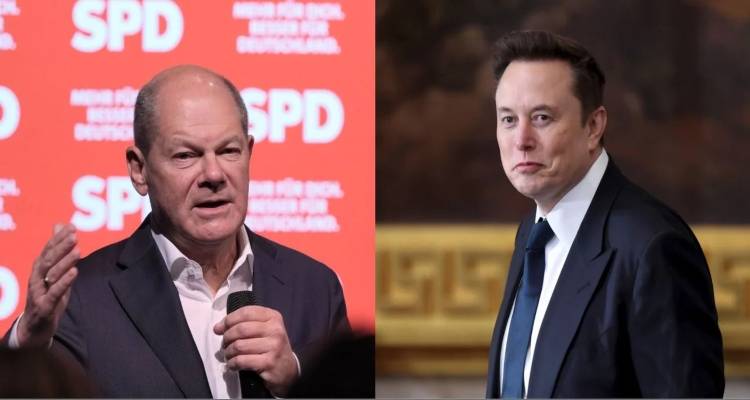 Σολτς: «Αηδιαστική» η υποστήριξη του Έλον Μασκ σε ακροδεξιά κόμματα στην Ευρώπη