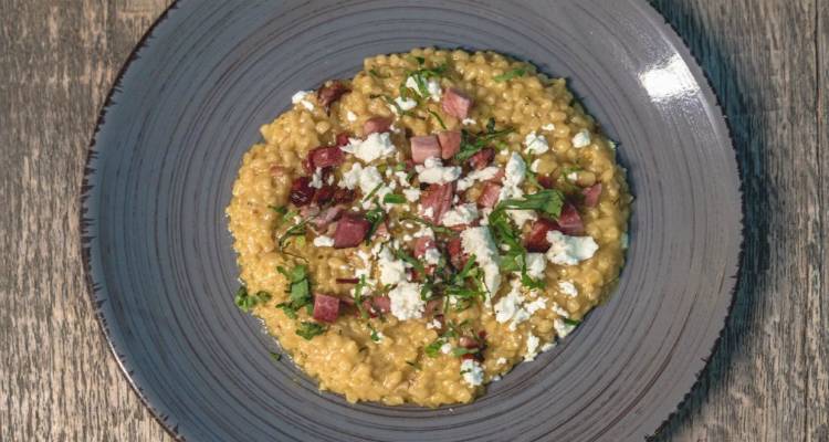 Τραχανότο πικάντικο με καλαθάκι Λήμνου και σύγκλινο