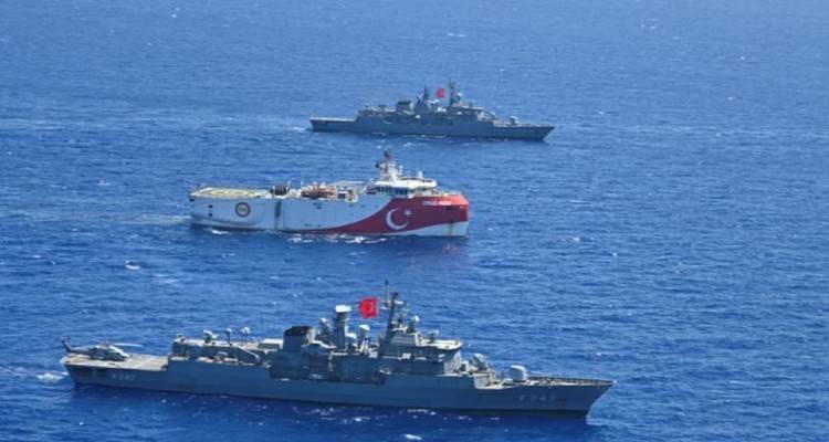 Oruc Reis: &Pi;ό&lambda;&epsilon;&mu;&omicron;&sigmaf; &nu;&epsilon;ύ&rho;&omega;&nu; &mu;έ&chi;&rho;&iota; &tau;&alpha; &mu;&epsilon;&sigma;ά&nu;&upsilon;&chi;&tau;&alpha;