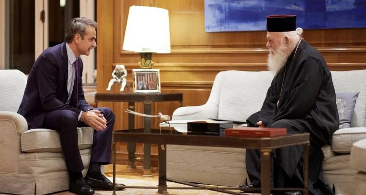 Στις 12 η συνάντηση Μητσοτάκη-Ιερώνυμου στο Μέγαρο Μαξίμου