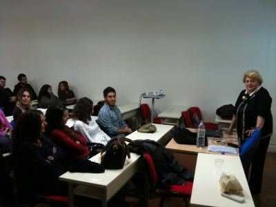 Ο Νίκος Σηφουνάκης στα εργοτάξια της Ολυμπίας Οδού