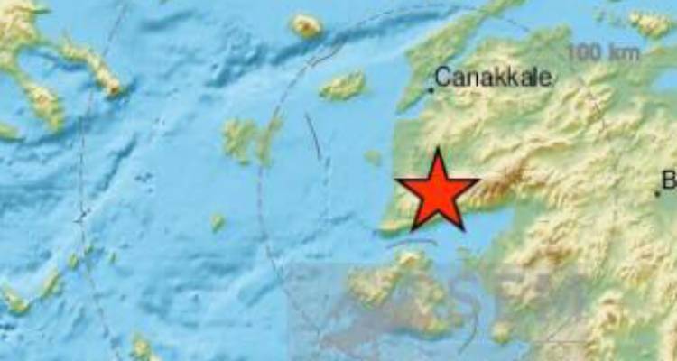 Ισχυρός σεισμός πριν από λίγο βόρεια της Λέσβου | Αισθητός και στη Λήμνο