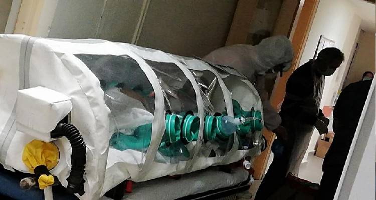 Λήμνος: Αεροδιακομιδή 61χρονης με κάψουλα αρνητικής πίεσης