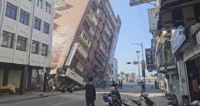 Σεισμός στην Ταϊβάν - Βίντεο-σοκ: Η στιγμή που 10ώροφο κτίριο καταρρέει μπροστά σε έντρομους κατοίκους