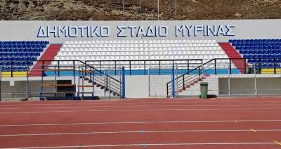 Έ&nu;&omega;&sigma;&eta; &Alpha;&theta;&lambda;&eta;&tau;&iota;&kappa;ώ&nu; &Sigma;&omega;&mu;&alpha;&tau;&epsilon;ί&omega;&nu; &Lambda;έ&sigma;&beta;&omicron;&upsilon;: &laquo;&Mu;ύ&rho;&iota;&sigma;&epsilon; &Alpha;&iota;&gamma;&alpha;ί&omicron; &eta; &Lambda;ή&mu;&nu;&omicron;&sigmaf;&raquo;
