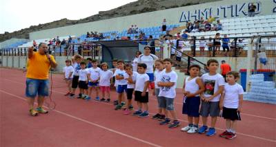 Kids&#039; Athletics 2017: 140 μικροί αθλητές από τη Λήμνο και την Ουκρανία δίδαξαν το «ευ αγωνίζεσθαι» (photos)