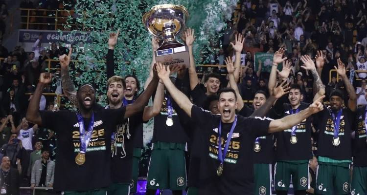 Ο Παναθηναϊκός AKTOR νίκησε τον Ολυμπιακό και στέφθηκε κυπελλούχος Ελλάδας