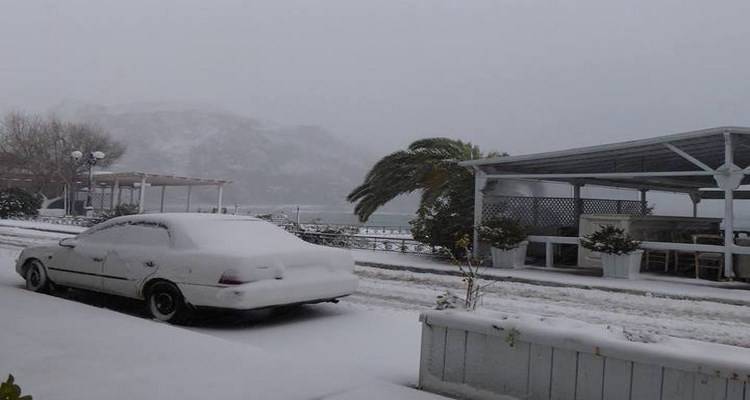 "Στην κατάψυξη" η Λήμνος. Προσοχή στις μετακινήσεις (photos)