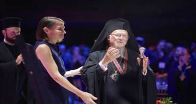 Ν. Υόρκη: Τίμησαν τον Βαρθολομαίο με το βραβείο Τέμπλετον | Παρόντες Μητσοτάκης, Αλ Γκορ, Γ. Παπανδρέου, Έλληνες billionaires