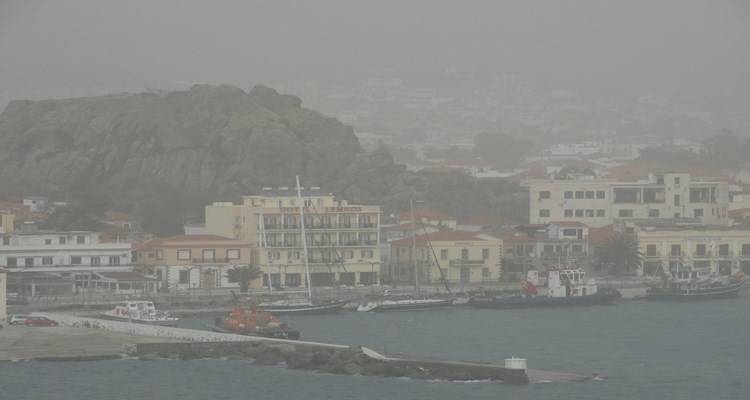 Μποφόρ και αφρικανική σκόνη έπληξαν τη Λήμνο αλλά εκείνη άντεξε (photos)