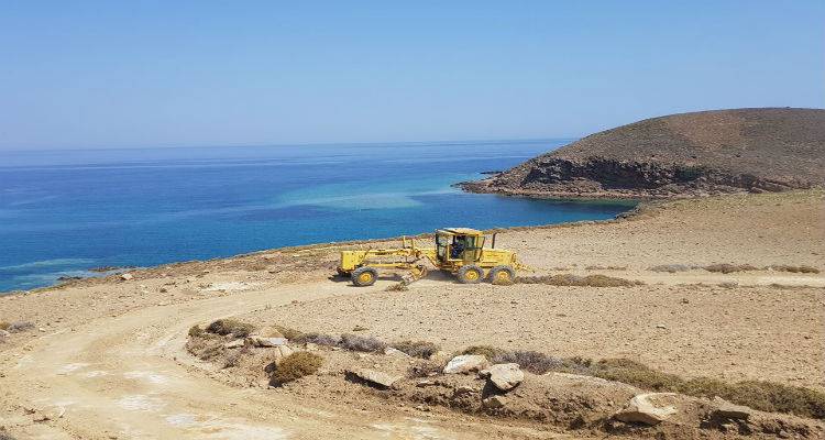 1,7 εκατ. ευρώ στους δήμους της Περιφέρειας Βορείου Αιγαίου για αγροτική οδοποιία