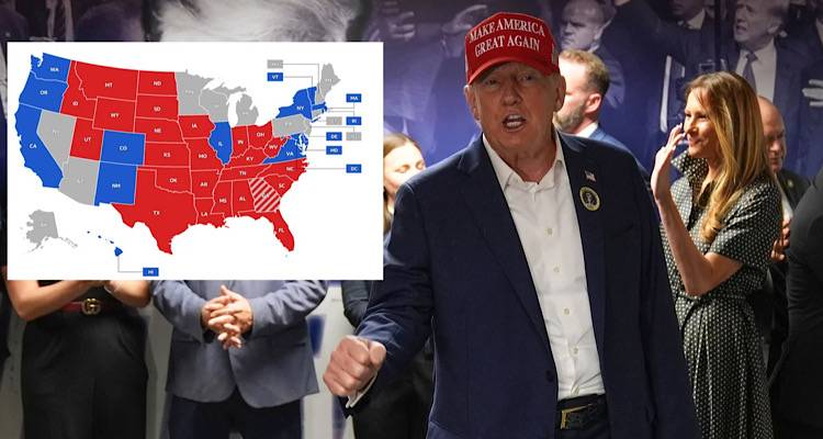 Αμερικανικές εκλογές 2024: Γέρνει προς τον Τραμπ η πλάστιγγα | Tου λείπουν μόλις 24 εκλέκτορες για τον Λευκό Οίκο