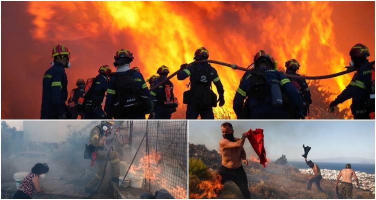 Σε κατάσταση έκτακτης ανάγκης η Χίος | Μαίνεται η πυρκαγιά, αλλεπάλληλα μηνύματα από το 112