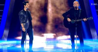 The Voice: Το ντουέτο του Σάκη Ρουβά με τον Στέλιο Ρόκκο (video)