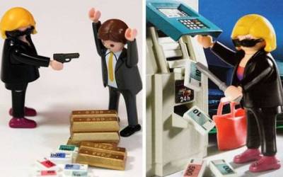 Νέο σοκ από την Playmobil που πουλάει σετ ένοπλης ληστείας