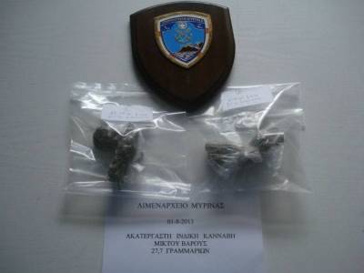 Συλλήψεις την Πέμπτη στη Λήμνο για ακατέργαστη Ινδική Κάναβη