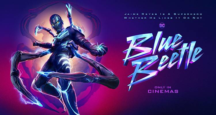 Blue Beetle: &Omicron; &lambda;&alpha;&tau;ί&nu;&omicron;&sigmaf; &upsilon;&pi;&epsilon;&rho;ή&rho;&omega;&alpha;&sigmaf; έ&rho;&chi;&epsilon;&tau;&alpha;&iota; &sigma;&tau;&omicron;&nu; &kappa;&iota;&nu;&eta;&mu;&alpha;&tau;&omicron;&gamma;&rho;ά&phi;&omicron; &Mu;&alpha;&rho;&omicron;ύ&lambda;&alpha;