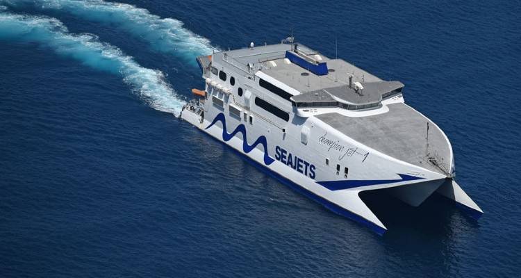 Λήμνος:Το καταμαράν Champion Jet1 στη θέση του Aqua Blue