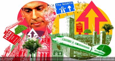 Βρετανία: “Πονοκέφαλος” για τον  Ρίσι Σούνακ η μη ολοκλήρωση της σιδηροδρομικής γραμμής υψηλών ταχυτήτων HS2