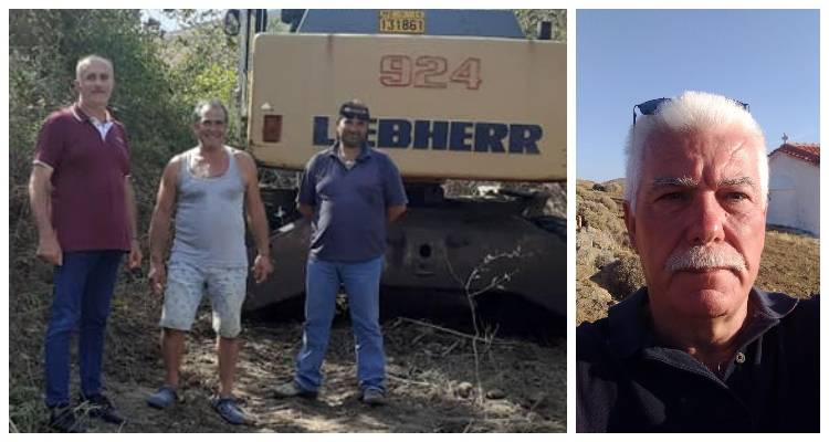 Ο Πρόεδρος Κοντιά ευχαριστεί τον Έπαρχο Λήμνου για τον καθαρισμό των ρεμάτων