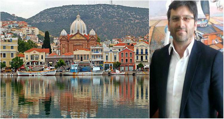 &Sigma;&tau;&eta; &Lambda;έ&sigma;&beta;&omicron; &omicron; &Delta;&eta;&mu;ή&tau;&rho;&eta;&sigmaf; &Mu;&alpha;&rho;&iota;&nu;ά&kappa;&eta;&sigmaf;