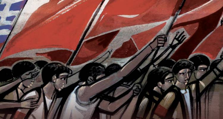 &laquo;&Omicron; &Delta;&rho;ό&mu;&omicron;&sigmaf; &mu;&alpha;&sigmaf;&raquo;: &Pi;&rho;&omicron;&beta;&omicron;&lambda;ή &nu;&tau;&omicron;&kappa;&iota;&mu;&alpha;&nu;&tau;έ&rho; &sigma;&tau;&eta; &Lambda;ή&mu;&nu;&omicron; &gamma;&iota;&alpha; &tau;&alpha; 100 &chi;&rho;ό&nu;&iota;&alpha; &alpha;&pi;ό &tau;&eta;&nu; ί&delta;&rho;&upsilon;&sigma;&eta; &tau;&omicron;&upsilon; &Kappa;&Kappa;&Epsilon;