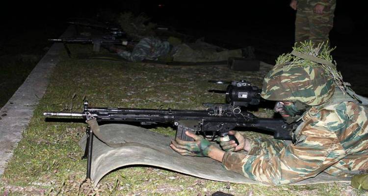 Νυκτερινή άσκηση σήμερα στο «Παραδείσι» από την Εθνοφυλακή Λήμνου
