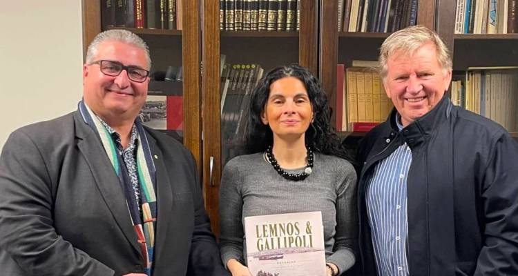 Lemnos Remembrance Trail: &Sigma;&upsilon;&nu;ά&nu;&tau;&eta;&sigma;&eta; &sigma;&tau;&eta; &Mu;&epsilon;&lambda;&beta;&omicron;ύ&rho;&nu;&eta; &gamma;&iota;&alpha; &tau;&eta;&nu; &pi;&omicron;&rho;&epsilon;ί&alpha; &tau;&omicron;&upsilon; &iota;&sigma;&tau;&omicron;&rho;&iota;&kappa;&omicron;ύ &mu;&omicron;&nu;&omicron;&pi;&alpha;&tau;&iota;&omicron;ύ &mu;&nu;ή&mu;&eta;&sigmaf; &sigma;&tau;&eta; &Lambda;ή&mu;&nu;&omicron;