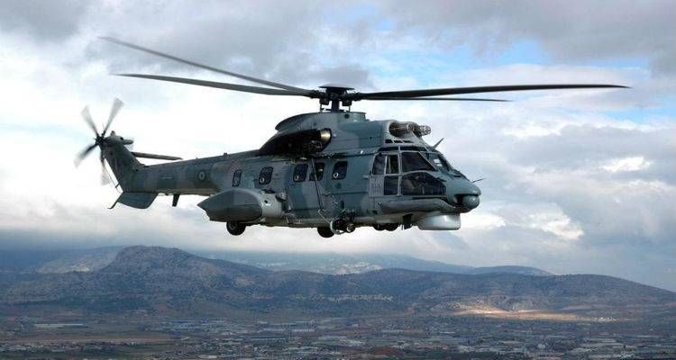 &Delta;&iota;ά&sigma;&omega;&sigma;&eta; &kappa;&alpha;&iota; &mu;&epsilon;&tau;&alpha;&phi;&omicron;&rho;ά &tau;&rho;&alpha;&upsilon;&mu;&alpha;&tau;ί&alpha; &alpha;&pi;ό Super Puma &tau;&eta;&sigmaf; 130 &Sigma;/&Mu; &Lambda;ή&mu;&nu;&omicron;&upsilon;