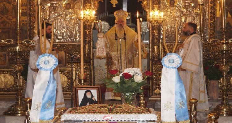 Τεσσαροκνθήμερο Μνημόσυνο του Μακαριστού Μητροπολίτη Λήμνου Ιερόθεου