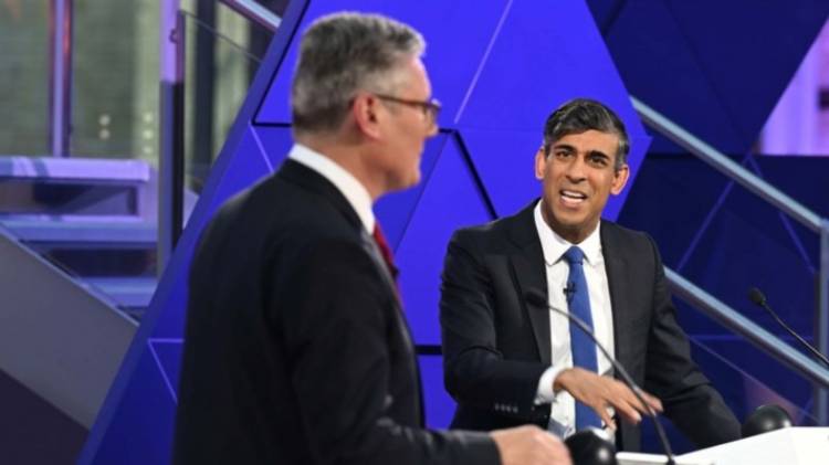 Σούνακ και Στάρμερ συγκρούσθηκαν στην τελική προεκλογική τηλεμαχία