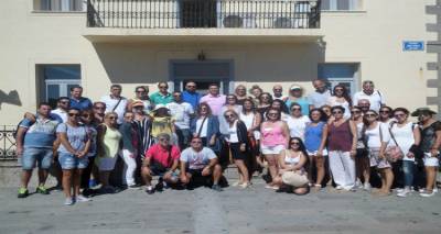 &Tau;&omicron;&nu; &Delta;ή&mu;&alpha;&rho;&chi;&omicron; &Lambda;ή&mu;&nu;&omicron;&upsilon; &epsilon;&pi;&iota;&sigma;&kappa;έ&phi;&theta;&eta;&kappa;&epsilon; &tau;&omicron; &chi;&omicron;&rho;&epsilon;&upsilon;&tau;&iota;&kappa;ό &sigma;&upsilon;&gamma;&kappa;&rho;ό&tau;&eta;&mu;&alpha; &tau;&omicron;&upsilon; &Delta;ή&mu;&omicron;&upsilon; &Pi;&alpha;&rho;&alpha;&lambda;&iota;&mu;&nu;ί&omicron;&upsilon; &kappa;&alpha;&iota; &omicron; &Gamma;&Alpha;&Sigma; &Mu;ύ&rho;&iota;&nu;&alpha;&sigmaf; (photos)