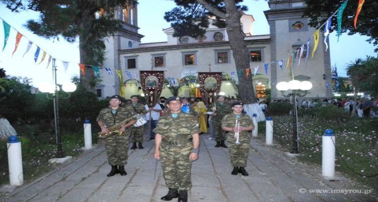 Τα λείψανα του Αγίου Σώζοντος στον Ι.Ν Αγίας Τριάδας για τα «Ελευθέρια» της Λήμνου