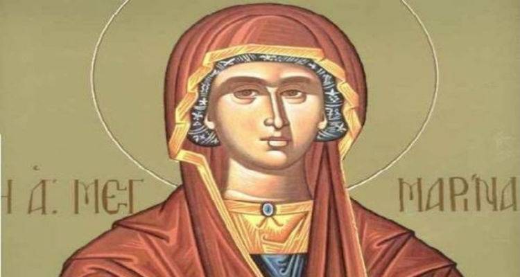 &Pi;&alpha;&nu;&eta;&gamma;&upsilon;&rho;ί&zeta;&epsilon;&iota; &eta; &Alpha;&gamma;ί&alpha; &Mu;&alpha;&rho;ί&nu;&alpha; &sigma;&tau;&omicron; &phi;&rho;ά&gamma;&mu;&alpha; &tau;&eta;&sigmaf; &Lambda;ή&mu;&nu;&omicron;&upsilon;