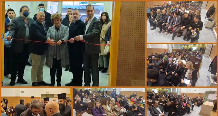 &Lambda;ή&mu;&nu;&omicron;&sigmaf;: Ή&tau;&alpha;&nu; ό&lambda;&omicron;&iota; &epsilon;&kappa;&epsilon;ί,  &sigma;&tau;&alpha; &epsilon;&gamma;&kappa;&alpha;ί&nu;&iota;&alpha; &tau;&omicron;&upsilon; &Gamma;&alpha;&rho;&omicron;&phi;&alpha;&lambda;&lambda;ί&delta;&epsilon;&iota;&omicron;&upsilon; &alpha;&mu;&phi;&iota;&theta;&epsilon;ά&tau;&rho;&omicron;&upsilon; (photo + video)