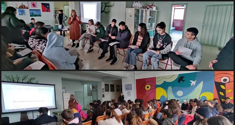 Το Γυμνάσιο Μούδρου τίμησε την παγκόσμια ημέρα ελληνικής γλώσσας (photos)