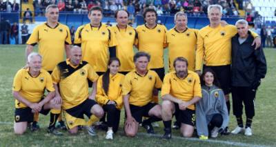 Παλαίμαχοι Λήμνου VS Παλαίμαχοι ΑΕΚ στα εγκαίνια του Δημοτικού Γηπέδου Μύρινας