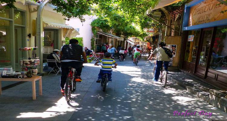 Αναβλήθηκε η Ποδηλατοβόλτα στη Μύρινα | Τα… «μούσκεψε» ο καιρός