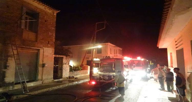 Τελευταία εξέλιξη: Φωτιά σε καμινάδα σπιτιού