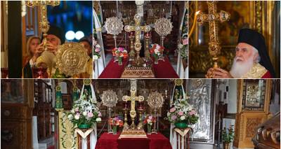 &Tau;&omicron; &Tau;ί&mu;&iota;&omicron; &Xi;ύ&lambda;&omicron; &pi;&alpha;&rho;&alpha;&mu;έ&nu;&epsilon;&iota; &sigma;&tau;&eta; &Lambda;ή&mu;&nu;&omicron; | &Omicron; &iota;&epsilon;&rho;ό&sigmaf; &theta;&eta;&sigma;&alpha;&upsilon;&rho;ό&sigmaf; &mu;ό&nu;&iota;&mu;&alpha; &sigma;&tau;&eta;&nu; &epsilon;&kappa;&kappa;&lambda;&eta;&sigma;ί&alpha; &tau;&eta;&sigmaf; &Alpha;&gamma;ί&alpha;&sigmaf; &Tau;&rho;&iota;ά&delta;&alpha;&sigmaf;