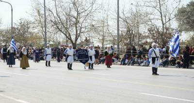Φωτορεπορτάζ από την παρέλαση του Πολιτιστικού Ομίλου Λημνιών Θεσσαλονίκης για την 25η Μαρτίου