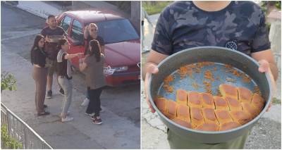 Ά&gamma;&iota;&omicron;&sigmaf; &Delta;&eta;&mu;ή&tau;&rho;&iota;&omicron;&sigmaf;: &laquo;Έ&kappa;&lambda;&epsilon;&psi;&alpha;&nu;&raquo; &tau;&omicron; &tau;&alpha;&psi;ί &mu;&epsilon; &tau;&alpha; &lambda;&omicron;&upsilon;&kappa;&omicron;ύ&mu;&iota;&alpha; &tau;&omicron;&upsilon; &gamma;ά&mu;&omicron;&upsilon; &kappa;&alpha;&iota; &tau;&omicron; &mu;&omicron;ί&rho;&alpha;&sigma;&alpha;&nu; &sigma;&tau;&eta;&nu; &gamma;&epsilon;&iota;&tau;&omicron;&nu;&iota;ά