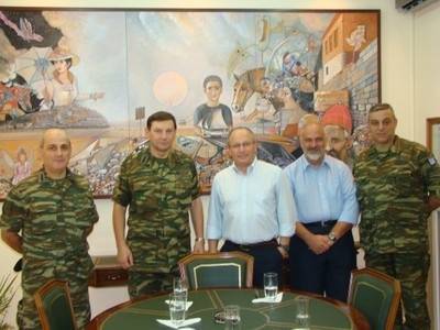 Συνάντηση Χατζηδιαμαντή με τον Αρχηγό ΓΕΣ και τον Διοικητή ΑΣΔΕΝ