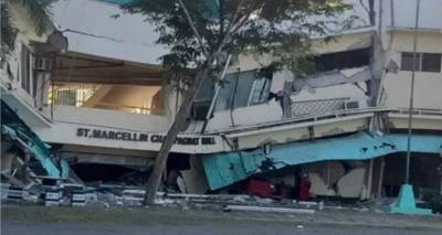 &Tau;&omicron;&upsilon;&lambda;ά&chi;&iota;&sigma;&tau;&omicron;&nu; 15 &omicron;&iota; &nu;&epsilon;&kappa;&rho;&omicron;ί &alpha;&pi;ό &tau;&omicron;&nu; &sigma;&epsilon;&iota;&sigma;&mu;ό 7,8 &Rho;ί&chi;&tau;&epsilon;&rho; &sigma;&tau;&iota;&sigmaf; &Phi;&iota;&lambda;&iota;&pi;&pi;ί&nu;&epsilon;&sigmaf;, &sigma;&upsilon;&gamma;&kappa;&lambda;&omicron;&nu;&iota;&sigma;&tau;&iota;&kappa;ά &beta;ί&nu;&tau;&epsilon;&omicron; &mu;&epsilon; &kappa;&tau;ί&rho;&iota;&alpha; &nu;&alpha; &kappa;&alpha;&tau;&alpha;&rho;&rho;έ&omicron;&upsilon;&nu; &kappa;&alpha;&iota; &pi;&alpha;&iota;&delta;&iota;ά &nu;&alpha; &kappa;&lambda;&alpha;ί&nu;&epsilon;