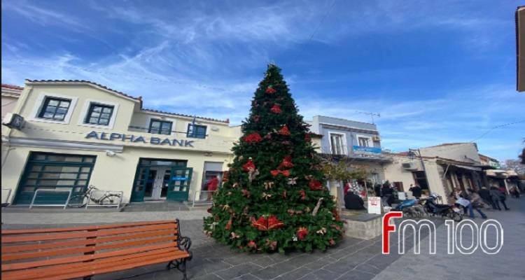 Λήμνος: X-mas mood στην αγορά της Μύρινας