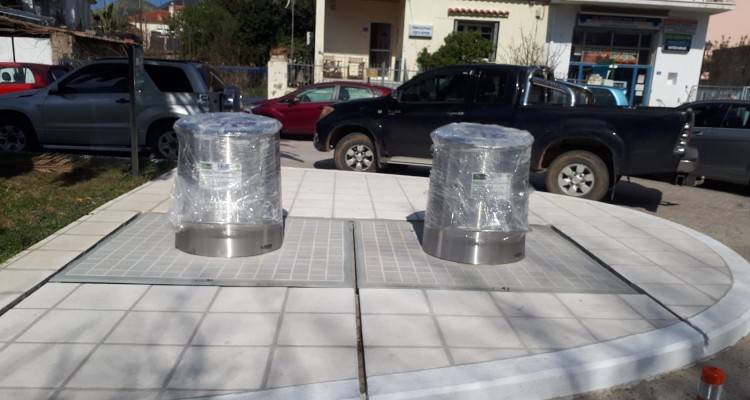 Σε λειτουργία το νέο σύστημα υπόγειων κάδων απορριμμάτων στον Δήμο Λήμνου