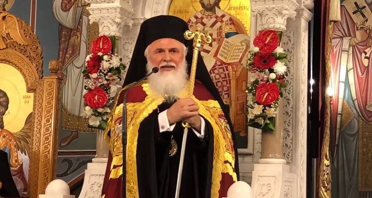 &Mu;&eta;&tau;&rho;&omicron;&pi;&omicron;&lambda;ί&tau;&eta;&sigmaf; &Lambda;ή&mu;&nu;&omicron;&upsilon;: &laquo;&Omicron;&iota; &Alpha;&rho;&chi;ά&gamma;&gamma;&epsilon;&lambda;&omicron;&iota; &omega;&sigmaf; &Delta;&iota;ά&kappa;&omicron;&iota; &tau;&omicron;&upsilon; &mu;&upsilon;&sigma;&tau;&eta;&rho;ί&omicron;&upsilon; &tau;&eta;&sigmaf; &sigma;&omega;&tau;&eta;&rho;ί&alpha;&sigmaf; &tau;&omega;&nu; &alpha;&nu;&theta;&rho;ώ&pi;&omega;&nu;&raquo; (video)