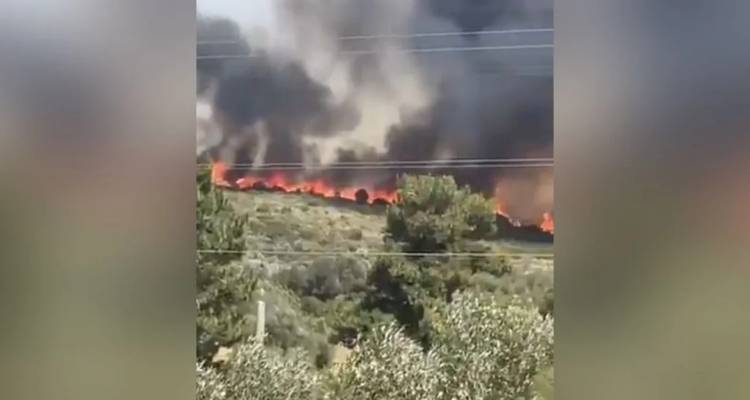 Τουρκία: Δύο φωτιές απειλούν τον αυτοκινητόδρομο Σμύρνης-Τσεσμέ | Νεκρός ένας 80χρονος