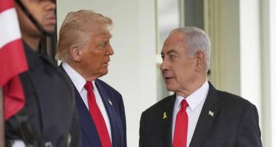 &laquo;&Theta;&alpha; &epsilon;ί&nu;&alpha;&iota; ό&lambda;&omicron;&iota; &epsilon;&kappa;&epsilon;ί, &alpha;&rho;&kappa;&epsilon;ί έ&nu;&alpha; &chi;&tau;ύ&pi;&eta;&mu;&alpha;&raquo;: &Tau;&omicron; &tau;&eta;&lambda;&epsilon;&phi;ώ&nu;&eta;&mu;&alpha; &Nu;&epsilon;&tau;&alpha;&nu;&iota;ά&chi;&omicron;&upsilon; &sigma;&tau;&omicron;&nu; &Tau;&rho;&alpha;&mu;&pi; &pi;&omicron;&upsilon; έ&phi;&epsilon;&rho;&epsilon; &tau;&omicron; &chi;&tau;ύ&pi;&eta;&mu;&alpha; &sigma;&tau;&omicron; &Iota;&rho;ά&nu;