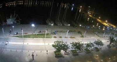 Μικροκαταστροφές εχθές στο λιμάνι της Μύρινας